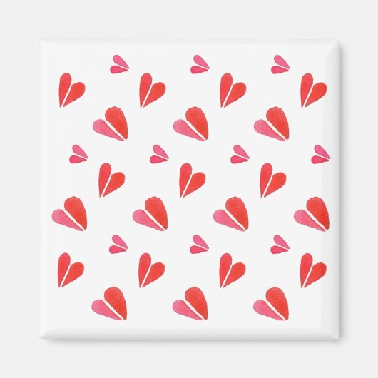 MINI HEARTS Square Magnet (Vorne)