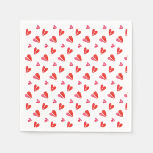 MINI HEARTS Standard Cocktail Papier Napkins Serviette