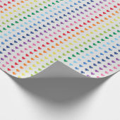 Mini Hearts Videospiel Romantik Geschenkpapier (Ecke)