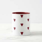 Mini-Herz-Muster-Tasse Tasse (Zentrum)