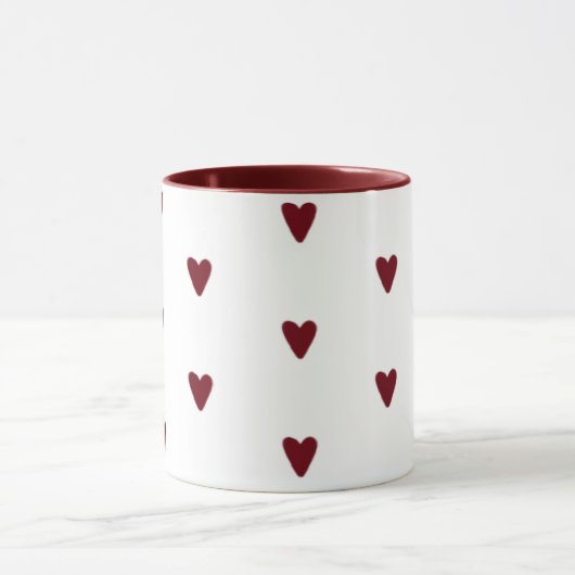 Mini-Herz-Muster-Tasse Tasse (Zentrum)