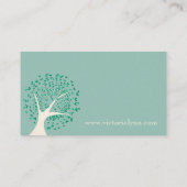 Mini-Herz-Tree-Visitenkarte Visitenkarte (Rückseite)