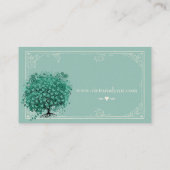 Mini-Herz-Tree-Visitenkarte Visitenkarte (Rückseite)