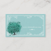 Mini-Herz-Tree-Visitenkarte Visitenkarte (Rückseite)