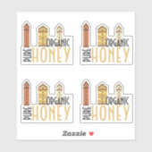 Mini Hives Bio Honig Clear Label (Blatt)