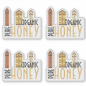 Mini Hives Bio Honig Clear Label (Vorderseite)