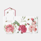 Mini Honeybee & Rose Geschenkboxen für Lip Balm Tr Geschenkschachtel (Ungefaltet)