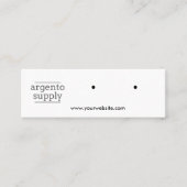 Mini-Horizontale Ohrring-Karte Mini Visitenkarte (Vorderseite)