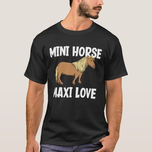 Mini Horse Maxi Liebe T-Shirt (Vorderseite)