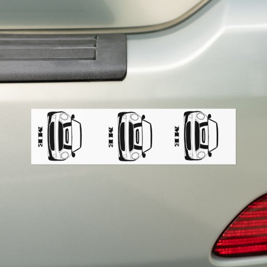 MINI ich Autoaufkleber - 3 Aufkleber in 1 Kauf! (Auf Auto)