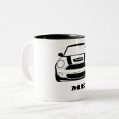 MINI ich zwei Ton-Tasse Zweifarbige Tasse (Vorderseite Links)