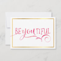 MINI INSPIRATION KARTE ist eine schöne Typografie 