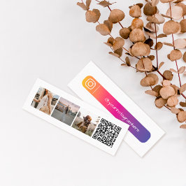 Mini Instagram Foto QR Code Business Card Visitenkarte