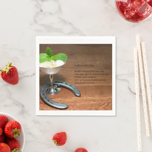 Mini Julep Cocktail Serviette (Beispiel)