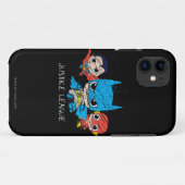 Mini Justice League Sketch Case-Mate iPhone Hülle (Rückseite (Horizontal))