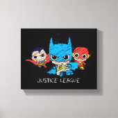 Mini Justice League Sketch Leinwanddruck (Vorderseite)