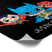 Mini Justice League Sketch Poster (Ecke)