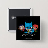 Mini Justice League Skizze Button (Vorne & Hinten)