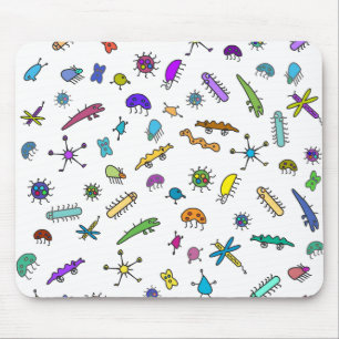 Mini-Käfer und Mini-Bestien Mousepad