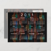 Mini-Kalender 2011 Postkarte (Vorne/Hinten)