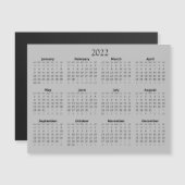 Mini-Kalender 2022 Magneteinladung (Vorne/Hinten)