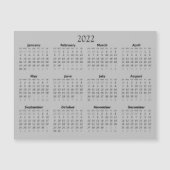 Mini-Kalender 2022 Magneteinladung (Vorderseite)