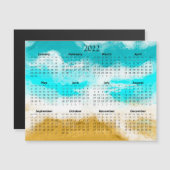 Mini-Kalender 2022 Magnetischer Ozean Magneteinladung (Vorne/Hinten)