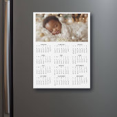 Mini-Kalender 2025 | Personalisiertes Foto Magnetkarte