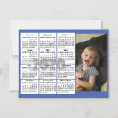 Mini-Kalender für benutzerdefinierte Fotos Magneteinladung (Vorderseite)