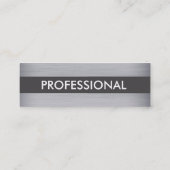 Mini-Karten aus Titan-Metallen Mini Visitenkarte (Rückseite)