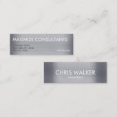 Mini-Karten für Titanmetalle Mini Visitenkarte (Vorne/Hinten)