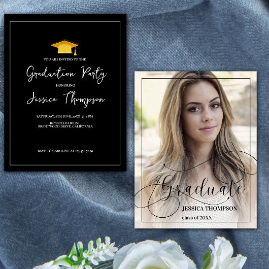 Mini-Klasse 2025 Foto Abschluss Einladung