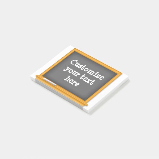 Mini-Klassenzimmer Post-it Klebezettel (angewinkelt)