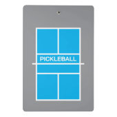 Mini-Klemmbrett für Pickleball-Sporttrainer Mini Klemmbrett (Rückseite)