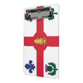 Mini-Klemmbrett mit Flagge von Montreal, Kanada Mini Klemmbrett (Gewinkelt2)