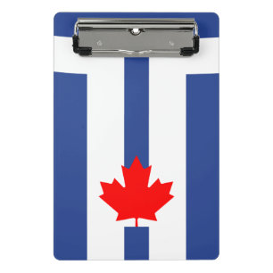 Mini-Klemmbrett mit Flagge von Toronto, Kanada Mini Klemmbrett