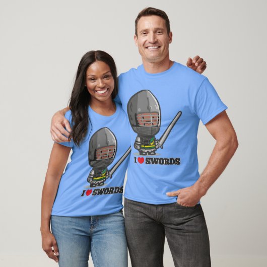 Mini Knight I love swords friends T-Shirt (Unisex)