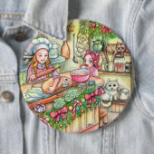 Mini-Koch in der Küche Button (Beispiel)