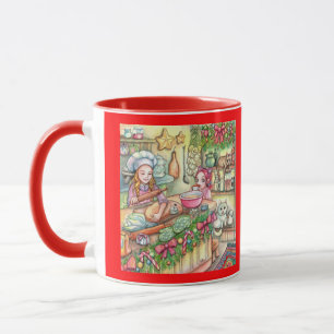 Mini-Koch in der Küche Tasse