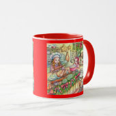 Mini-Koch in der Küche Tasse (VorderseiteRechts)