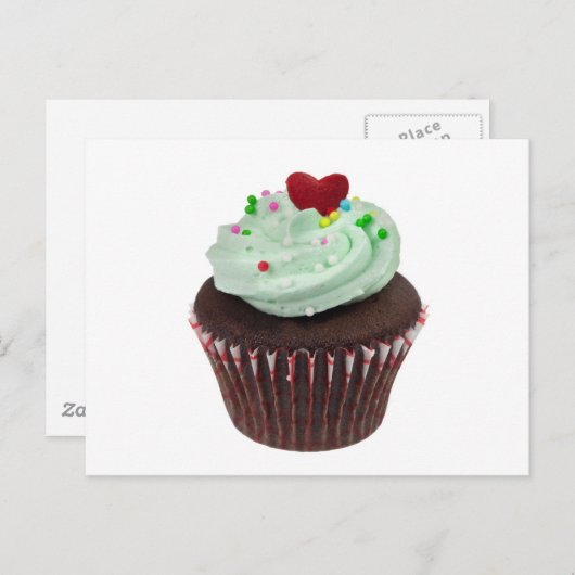 Mini-Kuchen Postkarte (Vorne/Hinten)