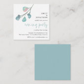 MINI Künstlerisch Eucalyptus Wedding Abend Party E Mitteilungskarte (Vorne/Hinten)