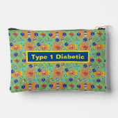 Mini Lemonade Typ 1 Diabetische Printwerbung Zubehörtasche (Rückseite)