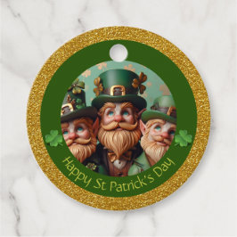 Mini Leprechaun St Patrick's Day Dank RFT08 Geschenkanhänger