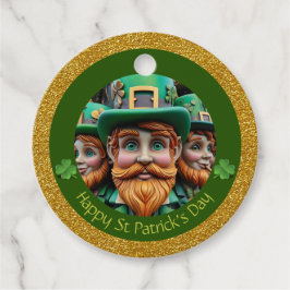 Mini Leprechaun St Patrick's Day Dank RFT09 Geschenkanhänger