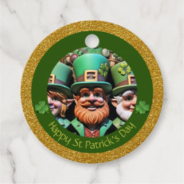 Mini Leprechaun St Patrick's Day Dank RFT11 Geschenkanhänger