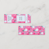 Mini-Lesezeichen für Author- oder Writer-Werbeakti Mini Visitenkarte (Vorne/Hinten)