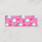 Mini-Lesezeichen für Author- oder Writer-Werbeakti Mini Visitenkarte (Rückseite)