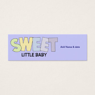 Mini-Lesezeichen für Baby-Dusche Gastgeschenk