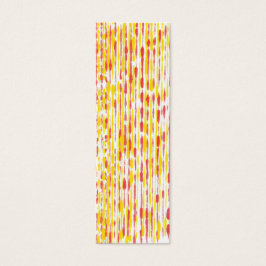 Mini-Lesezeichen-Karten, gelb und orange